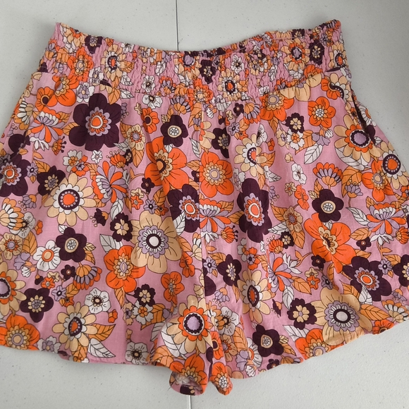 Wild Fable Floral Print Shorts Size Lg - Picture 4 of 6
